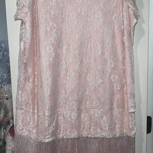 Lace and Fringe Dress